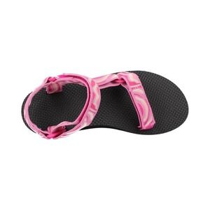 NEW IN BOX! Teva Kids Flatform Universal Zappy Pink Wavy Platform Sandals Size 2